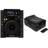 Pioneer DJ CDJ-900NXS Professional DJ Media Player and Odyssey Hard Case - Black