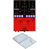 Pioneer DJ DJM-S5 2-channel Mixer for Serato DJ with Decksaver Cover
