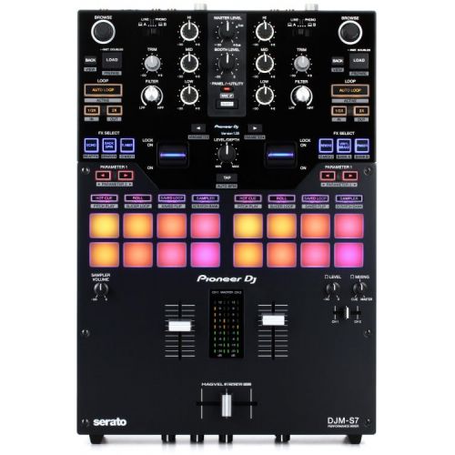 파이오니아 Pioneer DJ DJM-S7 2-channel Mixer for Serato DJ with Decksaver Cover