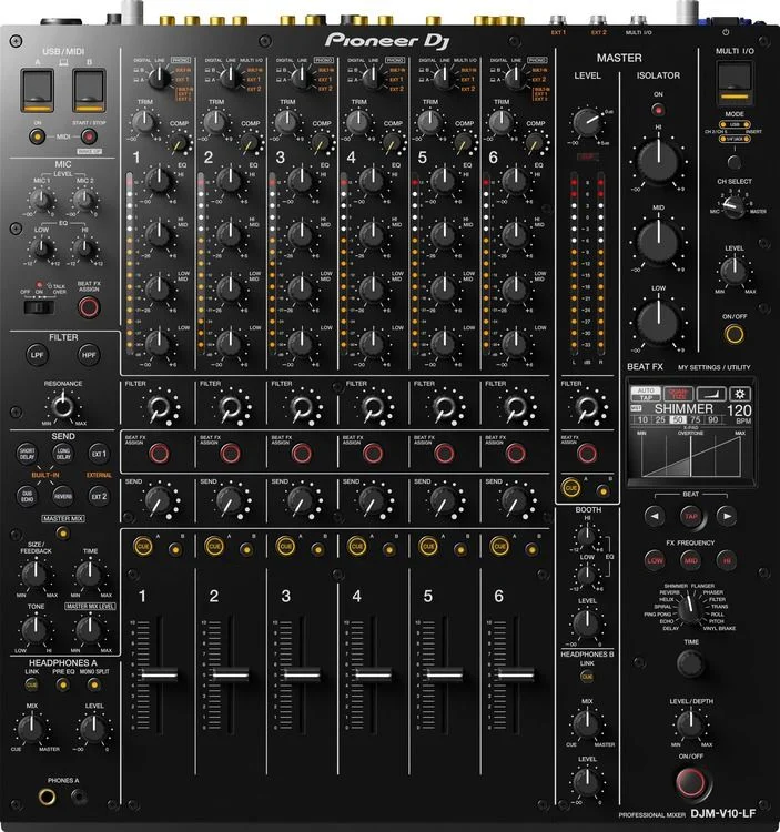 파이오니아 Pioneer DJ DJM-V10 Long Fader 6-channel DJ Mixer