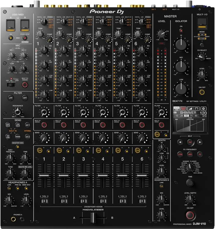 파이오니아 Pioneer DJ DJM-V10 6-channel DJ Mixer