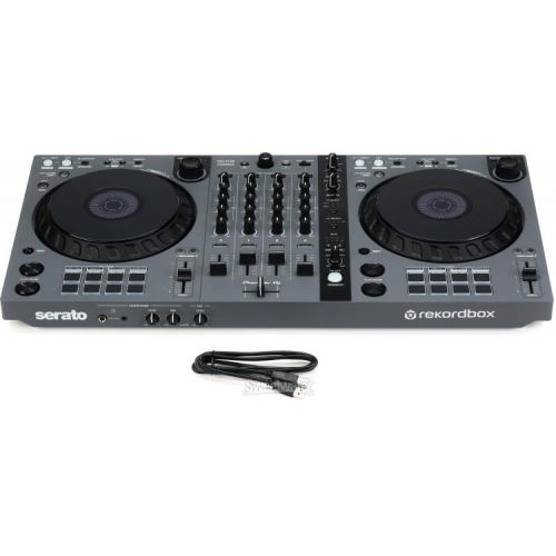 파이오니아 Pioneer DJ DDJ-FLX6-GT 4-deck Rekordbox and Serato DJ Controller - Graphite