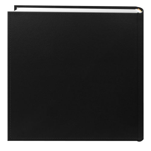 파이오니아 Pioneer Photo Albums 200 Pocket Sewn Leatherette Frame Cover Photo Album, 4 by 6-Inch, Black