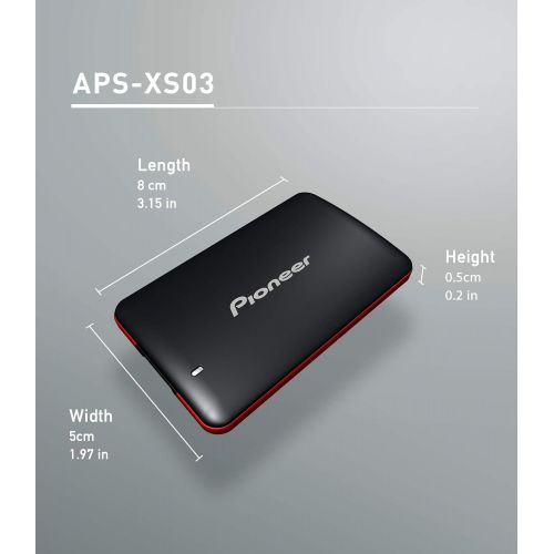 파이오니아 [아마존베스트]Pioneer 3D NAND External SSD(240 GB)-Portable Solid State Drive USB 3.1 Gen 1 (APS-XS03-240)