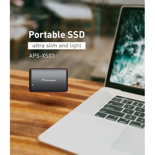 파이오니아 [아마존베스트]Pioneer 3D NAND External SSD(240 GB)-Portable Solid State Drive USB 3.1 Gen 1 (APS-XS03-240)