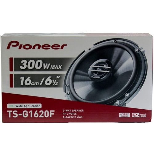 파이오니아 [아마존베스트]Pioneer TS-G1620F 600 Watts Max Power 6-1/2 2-Way G-Series Coaxial Full Range Car Audio Stereo Speakers