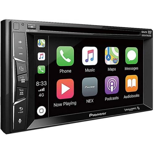 파이오니아 Pioneer AVH-1400NEX 6.2 Double-Din in-Dash Nex DVD Receiver with Bluetooth, Apple Carplay and Siriusxm Ready