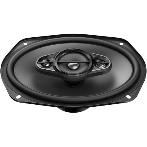 파이오니아 PIONEER TS-A6967S A-Series 6x9 Shallow 4-Way 450 Watts Max Power Black Car Audio Speakers (Pair)