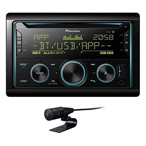 파이오니아 [아마존베스트]-Service-Informationen Pioneer FH-S720BT CD car radio 2DIN CD car radio with Bluetooth hands-free system, front AUX & USB connection