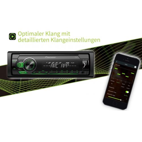 파이오니아 [아마존베스트]-Service-Informationen Pioneer Car Radio, Green