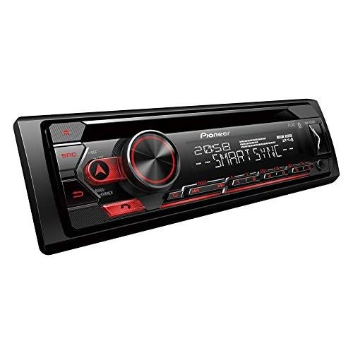 파이오니아 [아마존베스트]-Service-Informationen Pioneer DEH-S420BT 1DIN Car Radio, CD Tuner with RDS, Bluetooth, MP3, USB and AUX Input, Handsfree, Smart Sync App, 13 Band Equaliser, iPod Control