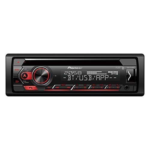 파이오니아 [아마존베스트]-Service-Informationen Pioneer DEH-S420BT 1DIN Car Radio, CD Tuner with RDS, Bluetooth, MP3, USB and AUX Input, Handsfree, Smart Sync App, 13 Band Equaliser, iPod Control