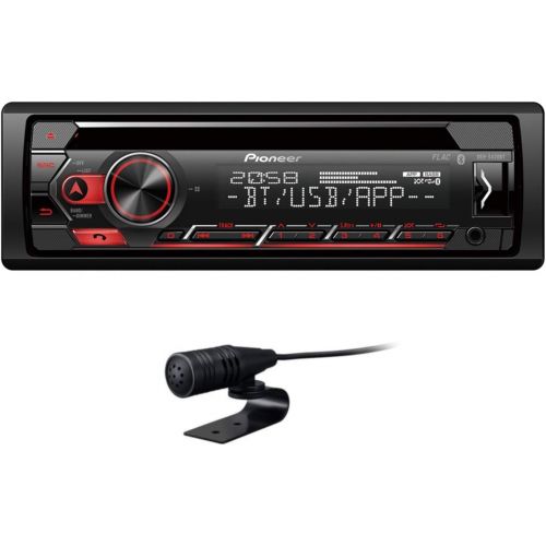 파이오니아 [아마존베스트]-Service-Informationen Pioneer DEH-S420BT 1DIN Car Radio, CD Tuner with RDS, Bluetooth, MP3, USB and AUX Input, Handsfree, Smart Sync App, 13 Band Equaliser, iPod Control