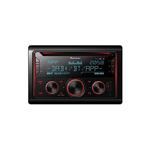 파이오니아 [아마존베스트]-Service-Informationen Pioneer FH-S820DAB 2DIN CD Car Radio with DAB+, Bluetooth Hands-Free Kit, Front AUX & USB Connection