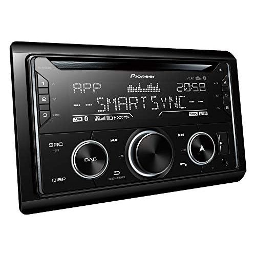 파이오니아 [아마존베스트]-Service-Informationen Pioneer FH-S820DAB 2DIN CD Car Radio with DAB+, Bluetooth Hands-Free Kit, Front AUX & USB Connection