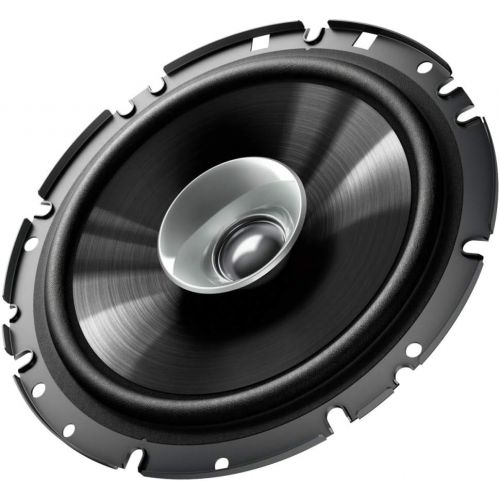 파이오니아 Pioneer TS G1710F Dual Diaphragm Car Speaker (280 W), 17 cm, Powerful Sound, IMPP Membrane for Optimal Bass, 40 W Rated Input, 49.7 mm Installation Depth, Black, 2 Speakers