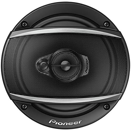 파이오니아 Pioneer TS A1670F 3 Way Coaxial Speaker for Cars (320 W), 16.5 cm, Powerful Sound, IMPP Membrane for Optimal Bass, 70 W Rated Input, Black, 2 Speakers