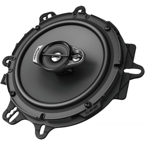 파이오니아 Pioneer TS A1670F 3 Way Coaxial Speaker for Cars (320 W), 16.5 cm, Powerful Sound, IMPP Membrane for Optimal Bass, 70 W Rated Input, Black, 2 Speakers