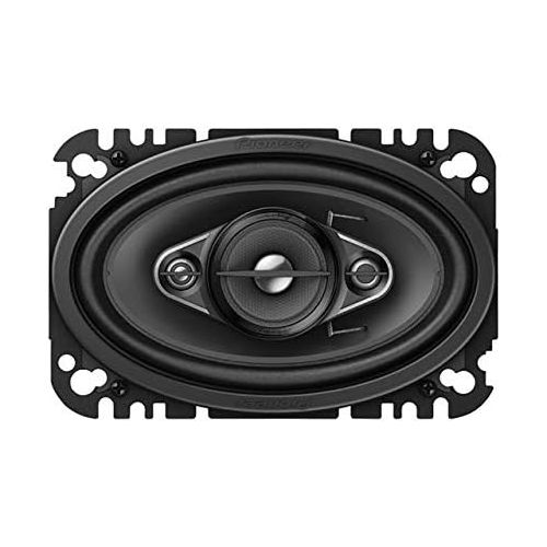 파이오니아 Pioneer TS A4670F 4 Way Coaxial Speaker (210 W), 4 x 6 (10 x 15 cm), IMPP Membrane for Powerful Bass, 2 Speakers, Black