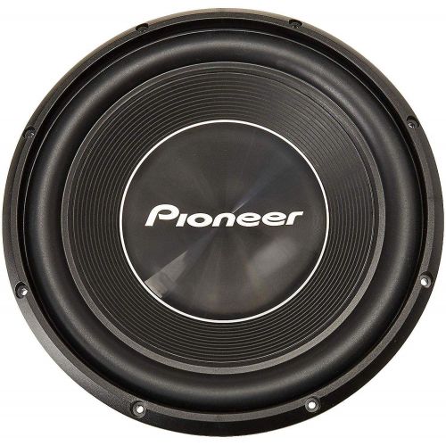 파이오니아 Pioneer TS A300S4 Subwoofer with Voice Coil for Case Installation (1500 W), 30 cm/12 Inch, IMPP Membrane for Powerful Sound, Continuous Output Power 500 W, Black