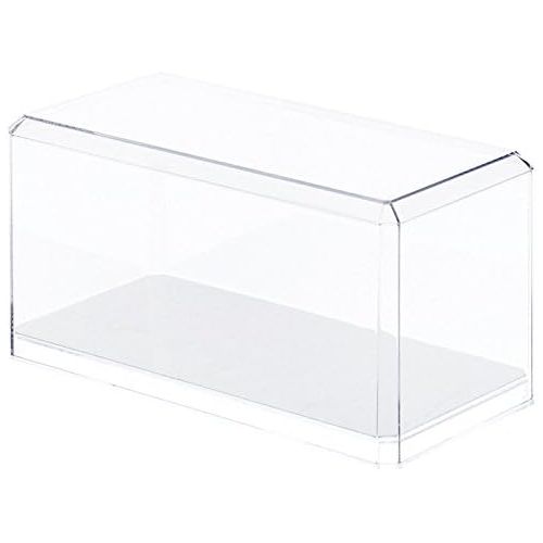 파이오니아 Pioneer Plastics 12 Clear Acrylic Display Cases (with Mirror) for 1:24 Scale Cars - 9 x 4.375 x 4.125