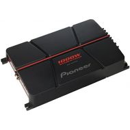 Pioneer GM-A6704 4-Channel Bridgeable Amplifier with Bass Boost,Blackred