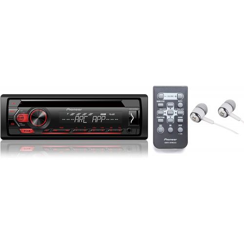 파이오니아 Pioneer DEH-150MP In-Dash Single-DIN CDCD-RCD-RW, MP3WAVWMA Car Stereo Receiver w 3.5mm Auxiliary Input, Remote Control & Detachable face plate