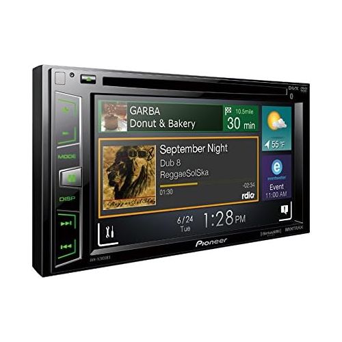 파이오니아 Pioneer AVH-X2800BS In-Dash DVD Receiver with 6.2 Display, Bluetooth, SiriusXM-Ready