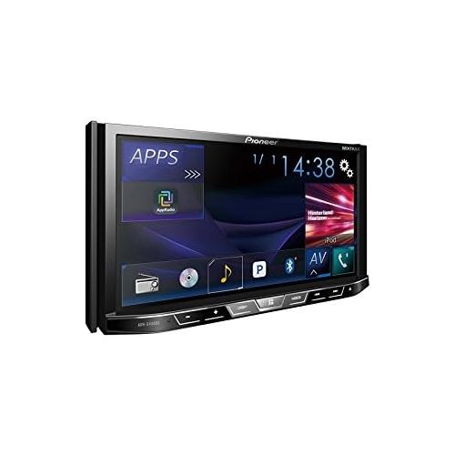 파이오니아 Pioneer AVH-X490BS Double Din Bluetooth In-Dash DVDCDAmFM Car Stereo Receiver with 7-Inch WVGA DisplaySirius Xm-Ready