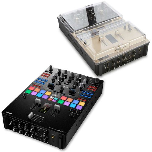 파이오니아 Pioneer DJM-S9 Professional 2-Channel Serato Battle Mixer & Decksaver DS-PC-DJMS9 Protective Cover - Bundle