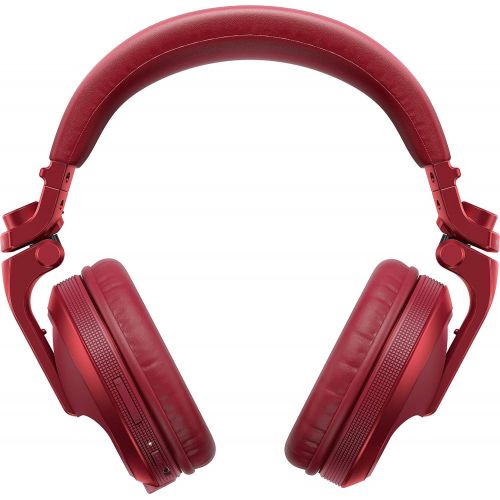 파이오니아 Pioneer DJ DJ Headphones, Red (HDJ-X5BT-R)