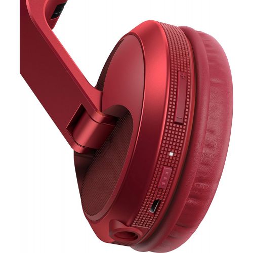 파이오니아 Pioneer DJ DJ Headphones, Red (HDJ-X5BT-R)