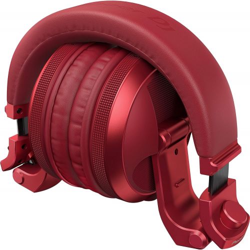 파이오니아 Pioneer DJ DJ Headphones, Red (HDJ-X5BT-R)