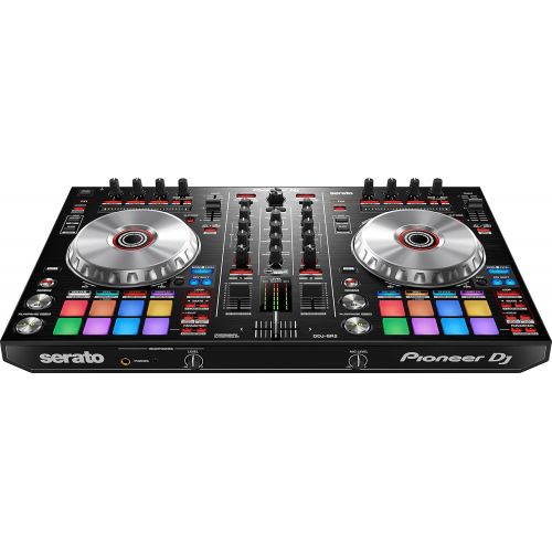 파이오니아 Pioneer DDJ-SR2 Controller with Audio-Technica ATW-1102 Wireless Microphone and Accessories