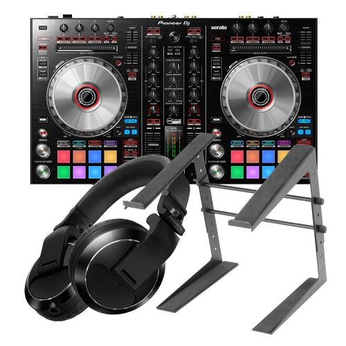  Pionner DJ Pioneer DDJ-SR2 DJ Controller & HDJ-X7 Headphones wLaptop Stand