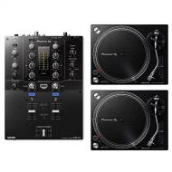 Pionner DJ Pioneer DJM-S3 Serato DJ Mixer & PLX-500 Turntable Pair