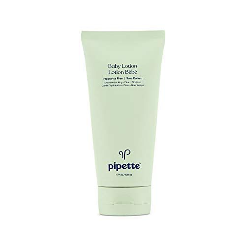  Pipette Baby Lotion with Renewable Plant-Derived Squalane (Fragrance-Free, 6-Fluid-Ounce)