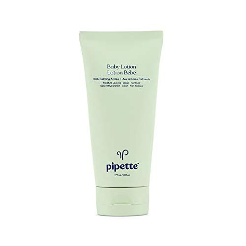  Pipette Baby Lotion with Renewable Plant-Derived Squalane (Calming, 6-Fluid-Ounce)