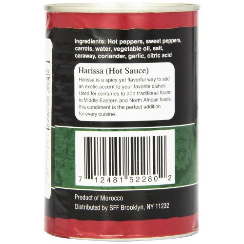  Piquant Harissa (Hot Sauce), 14-Ounce Cans (Pack of 12)