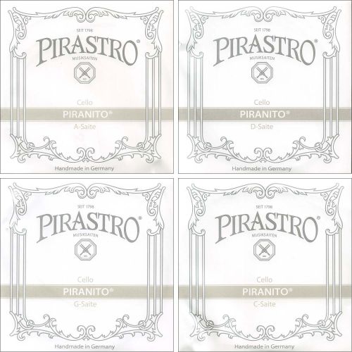  Pirastro Piranito 4/4 Cello String Set - Medium Gauge