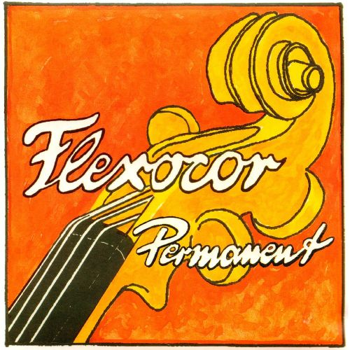  Pirastro Flexocor Permanent 4/4 Violin String Set - Medium Gauge - Ball-End E