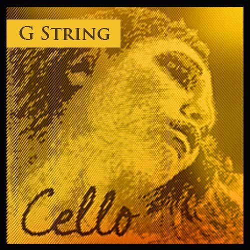  Pirastro Evah Pirazzi Gold 4/4 Cello G String - Medium Gauge