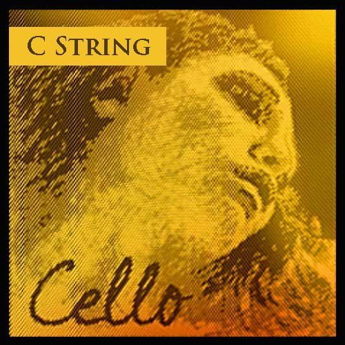  Pirastro Evah Pirazzi Gold 4/4 Cello C String - Medium Gauge