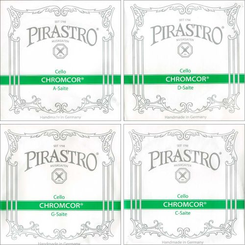  Pirastro Chromcor 4/4 Cello String Set - Medium Gauge