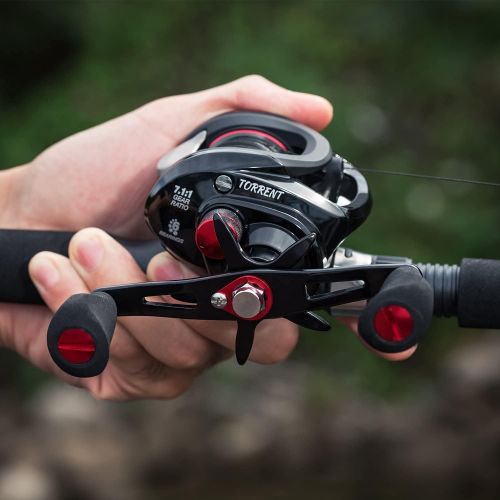  Piscifun Torrent Baitcasting Reel 18LB Carbon Fiber Drag Baitcasters Unequaled Affordable High-tech Innovation Baitcast Fishing Reels