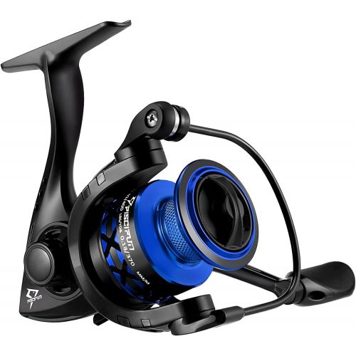  Piscifun Flame Spinning Reels Light Weight Ultra Smooth Powerful Spinning Fishing Reels Red & Blue