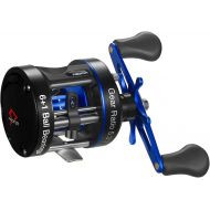 Piscifun Chaos XS Round Reel - Reinforced Metal Body Round Baitcasting Reel, Smooth Powerful Saltwater Inshore Surf Trolling Fishing Reels, Conventional Reels for Catfish, Musky, B