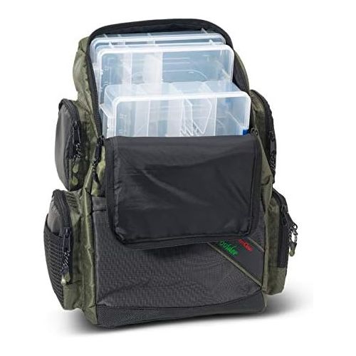  [아마존베스트]IronClaw Prey Provider Backpacker, Fishing Backpack with 3 Boxes (1x 36 x 22.5 x 8 cm / 2x 36 x 22.5 x 5 cm), Dimensions 29 x 20.5 x 42 cm