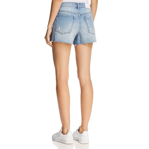  Pistola Winston Embellished Cutoff Denim Shorts in Flashing Lights