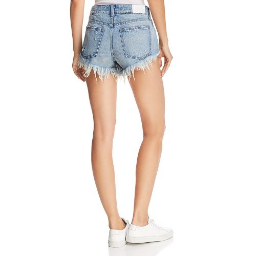  Pistola Gigi Distressed Cutoff Denim Shorts in Dime Piece